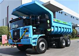 The SKT105E Electric Dump Truck