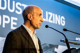 Jose Nieto, speaking at the CECE Congress 2024 in Madrid, Spain